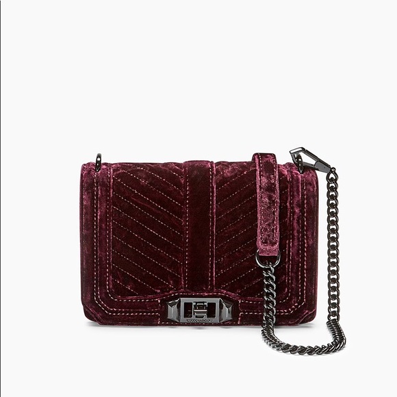 Rebecca Minkoff Handbags - [Rebecca Minkoff] Velvet Love Chevron Bag